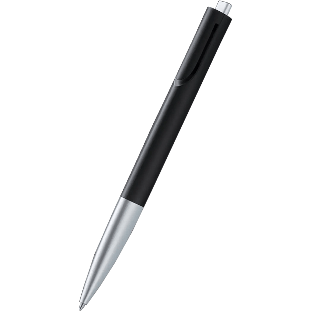 Lamy Noto Ballpoint Pen - Black/Silver - Pen Boutique Ltd