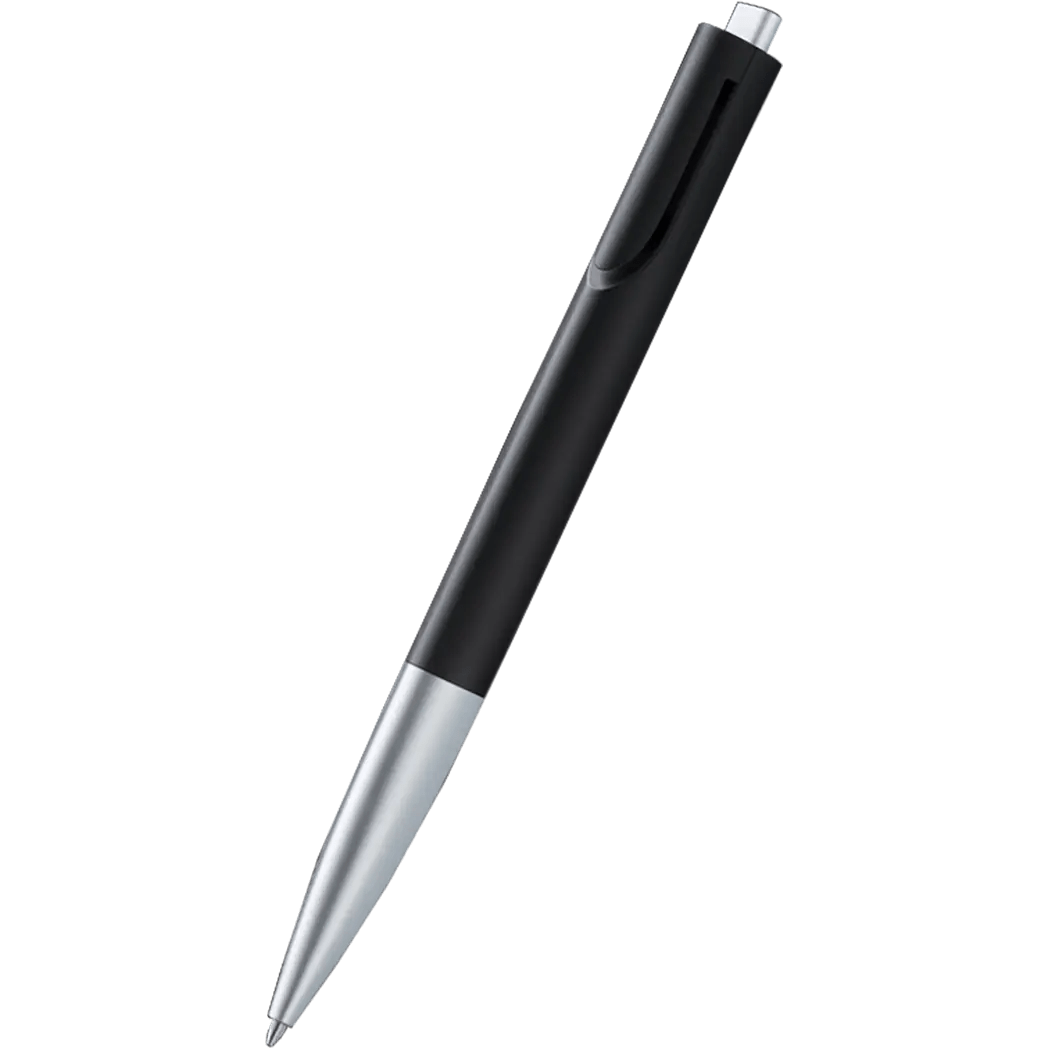 Lamy Noto Ballpoint Pen - Black/Silver - Pen Boutique Ltd