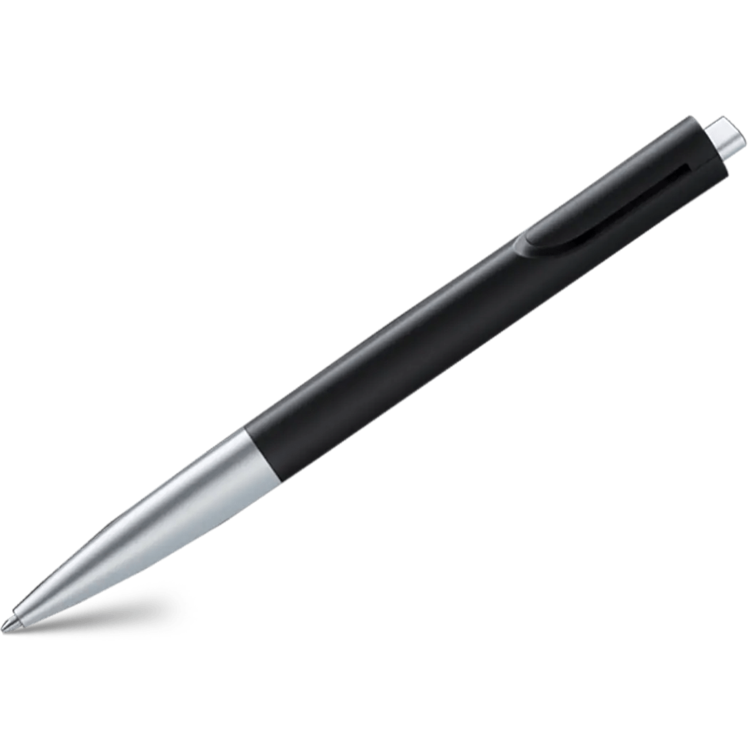 Lamy Noto Ballpoint Pen - Black/Silver - Pen Boutique Ltd