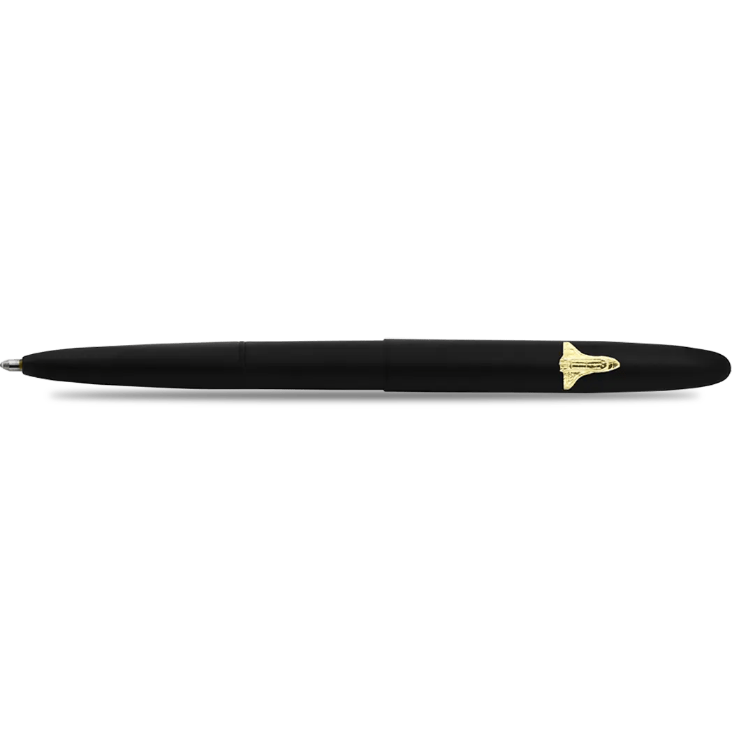 Fisher Space Pen Matte Black Bullet w/Space Shuttle Ballpoint Pen - Pen Boutique Ltd