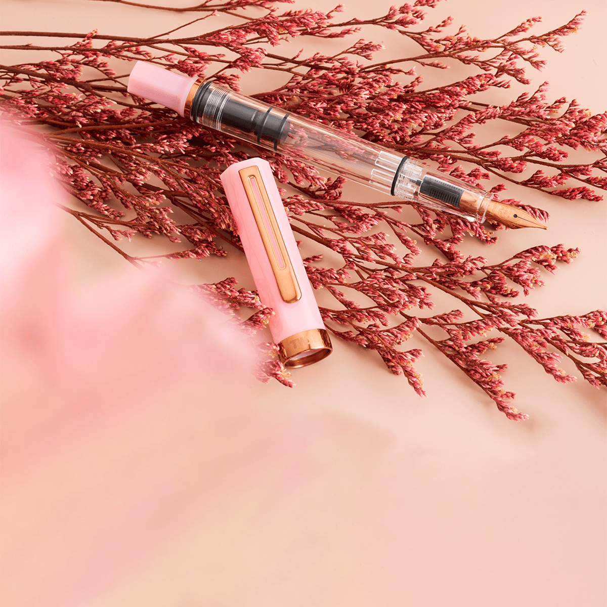 TWSBI ECO Fountain Pen - Pink Lemonade - Bronze Trim - Pen Boutique Ltd