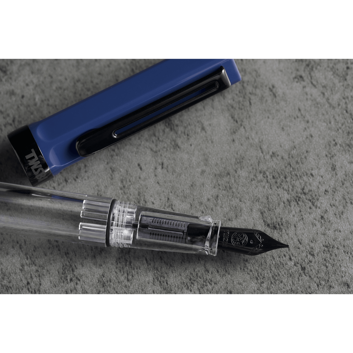 TWSBI Eco Fountain Pen - Slate Blue with Onyx - Pen Boutique Ltd