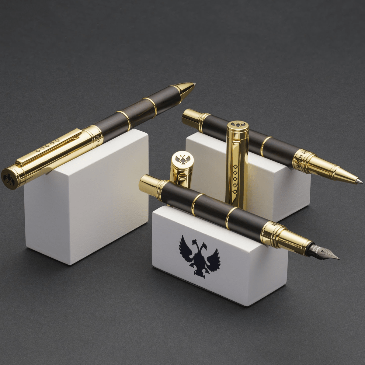Tom Hessin Revolution Rollerball Pen - Palace Gates Collection - Pen Boutique Ltd