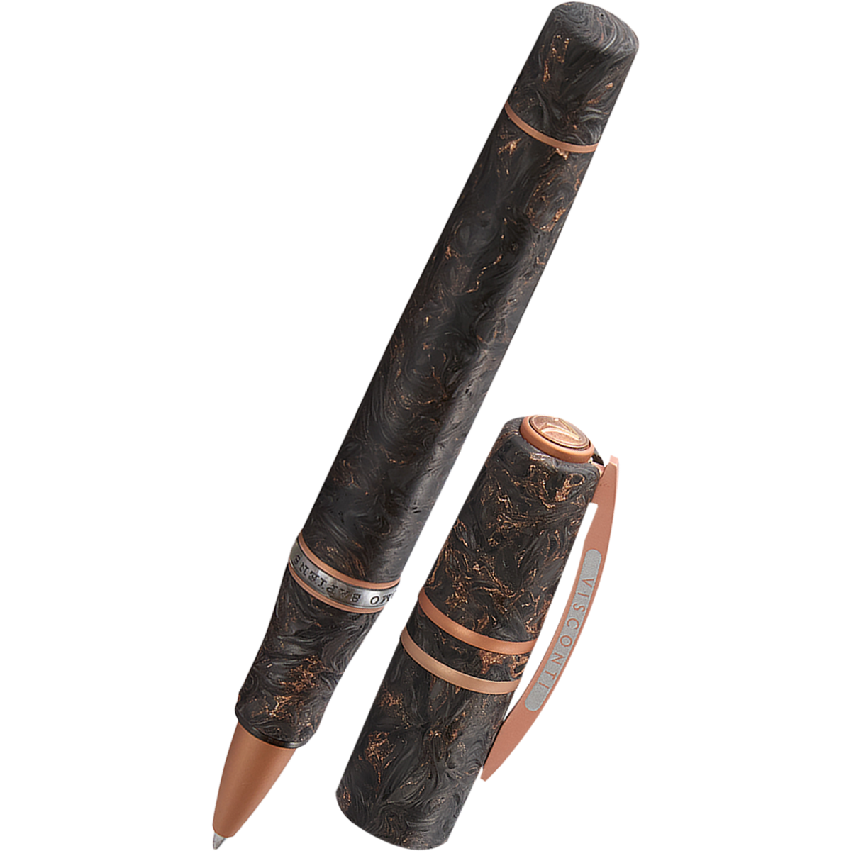 Visconti Homo Sapiens Rollerball Pen - Carbon Rose (Limited Edition)-Pen Boutique Ltd
