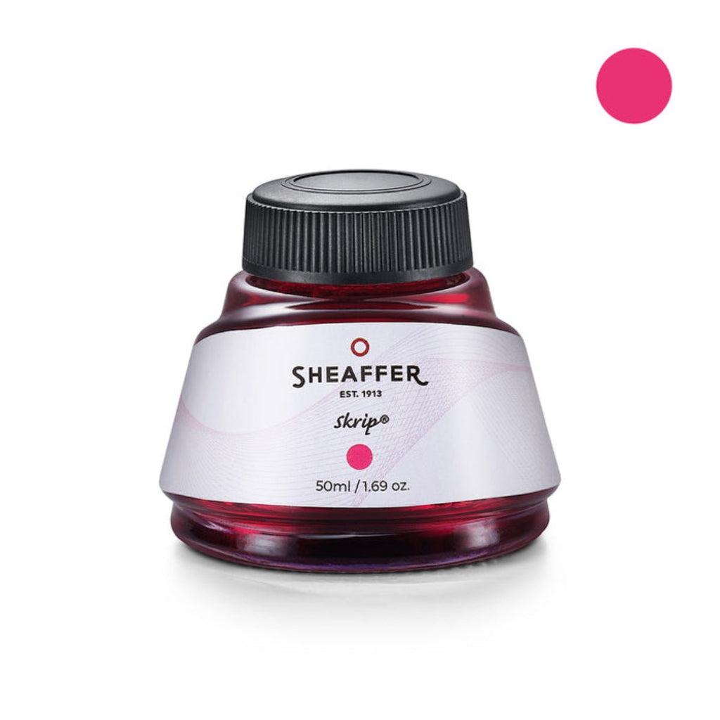Sheaffer Ink Bottle - Pink - 50 ml - Pen Boutique Ltd