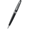 Waterman Expert Ballpoint Pen - Black - Chrome Trim - Pen Boutique Ltd