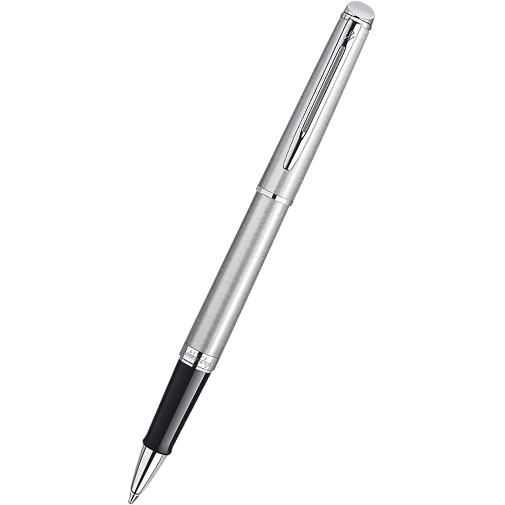 Waterman Hemisphere Rollerball Pen - Stainless Steel - Chrome Trim - Pen Boutique Ltd