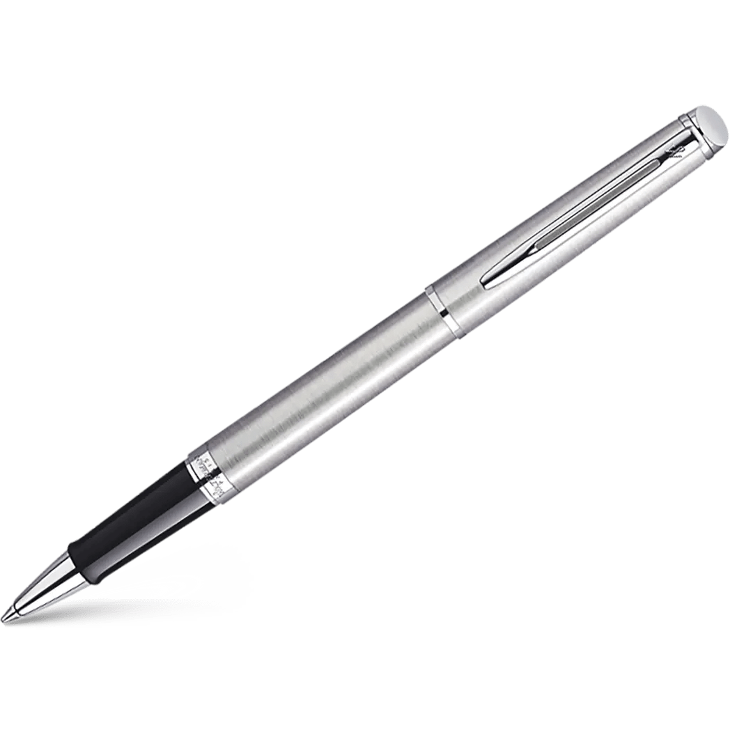 Waterman Hemisphere Rollerball Pen - Stainless Steel - Chrome Trim - Pen Boutique Ltd