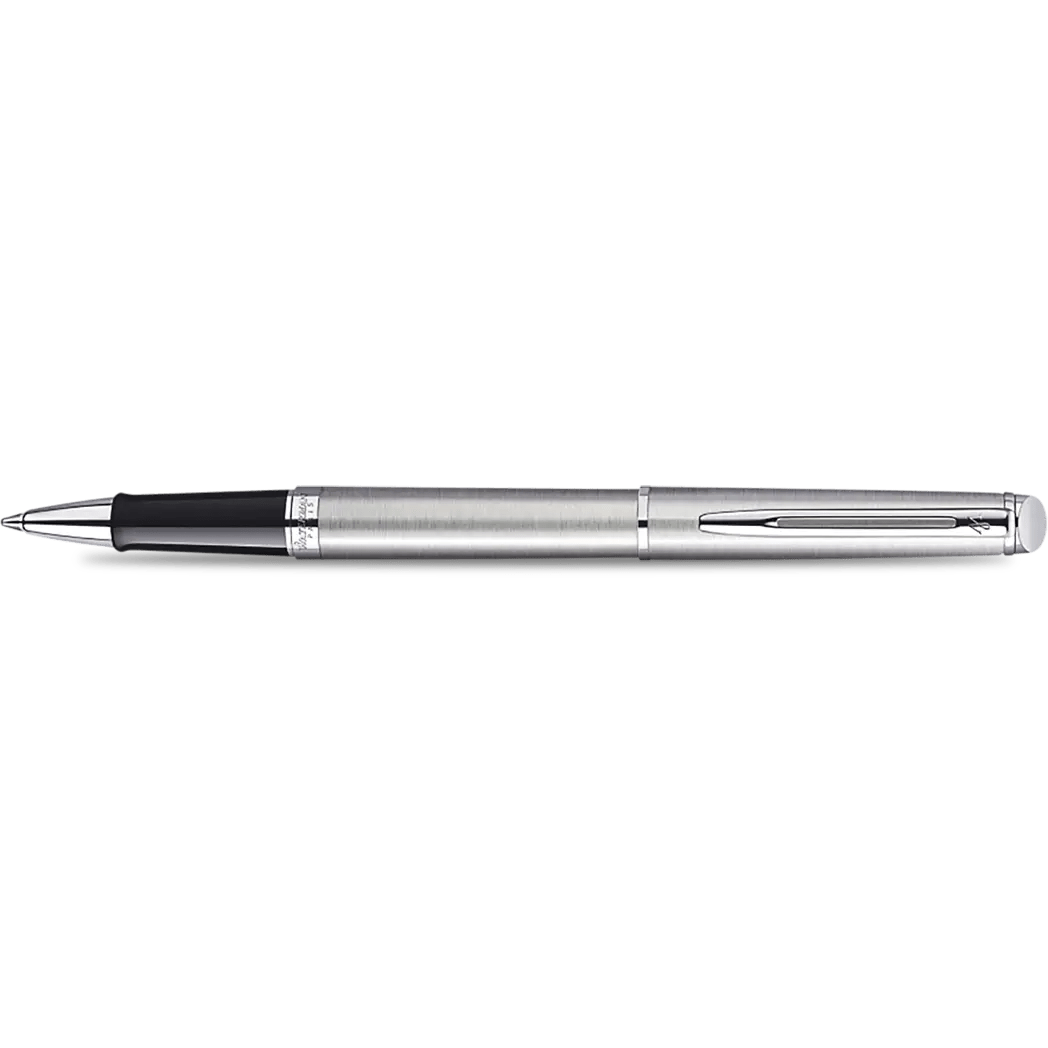 Waterman Hemisphere Rollerball Pen - Stainless Steel - Chrome Trim - Pen Boutique Ltd