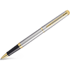 Waterman Hemisphere Rollerball Pen - Stainless Steel - Gold Trim - Pen Boutique Ltd