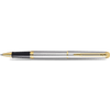 Waterman Hemisphere Rollerball Pen - Stainless Steel - Gold Trim - Pen Boutique Ltd