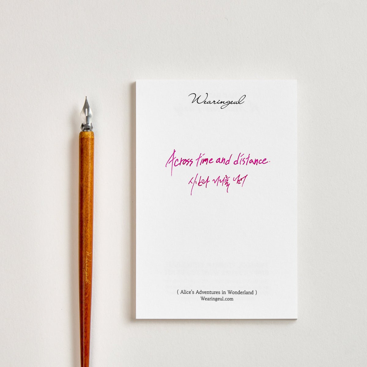 Wearingeul Alice's Color Swatch Postcard Set – Impression Paper (16 Sheets) - Pen Boutique Ltd