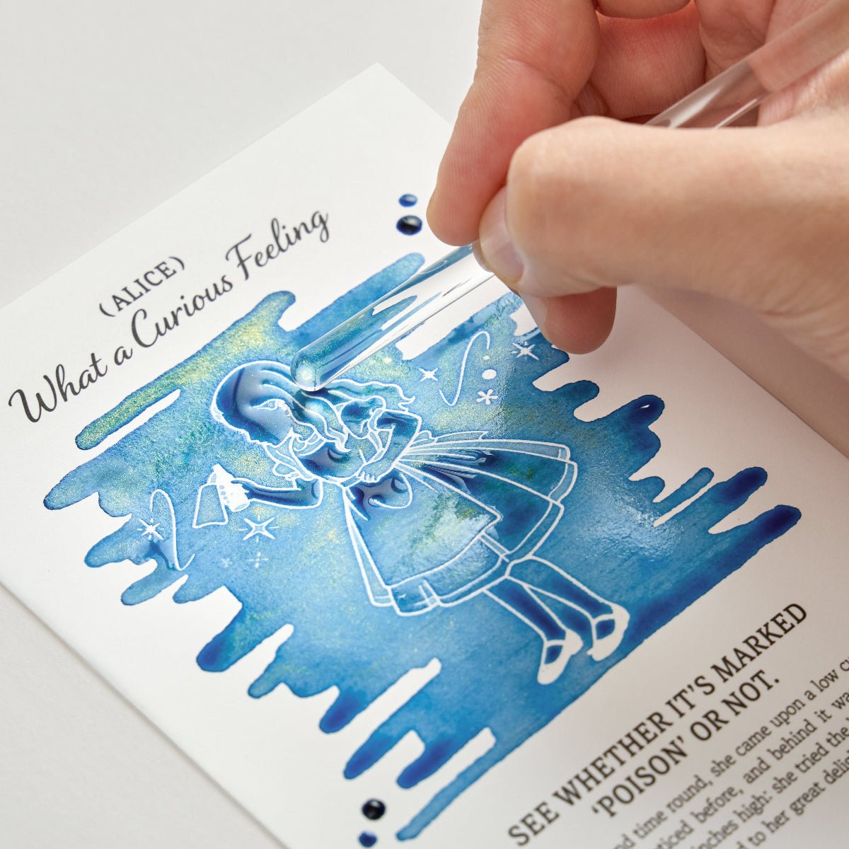 Wearingeul Alice's Color Swatch Postcard Set – Impression Paper (16 Sheets) - Pen Boutique Ltd