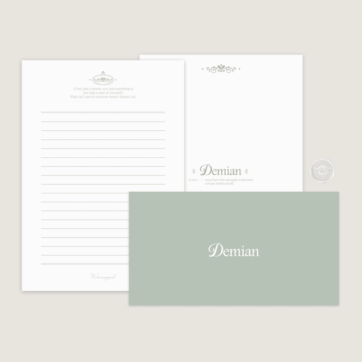 Wearingeul World Literature Reservoir Letter Set - B6 - Pen Boutique Ltd