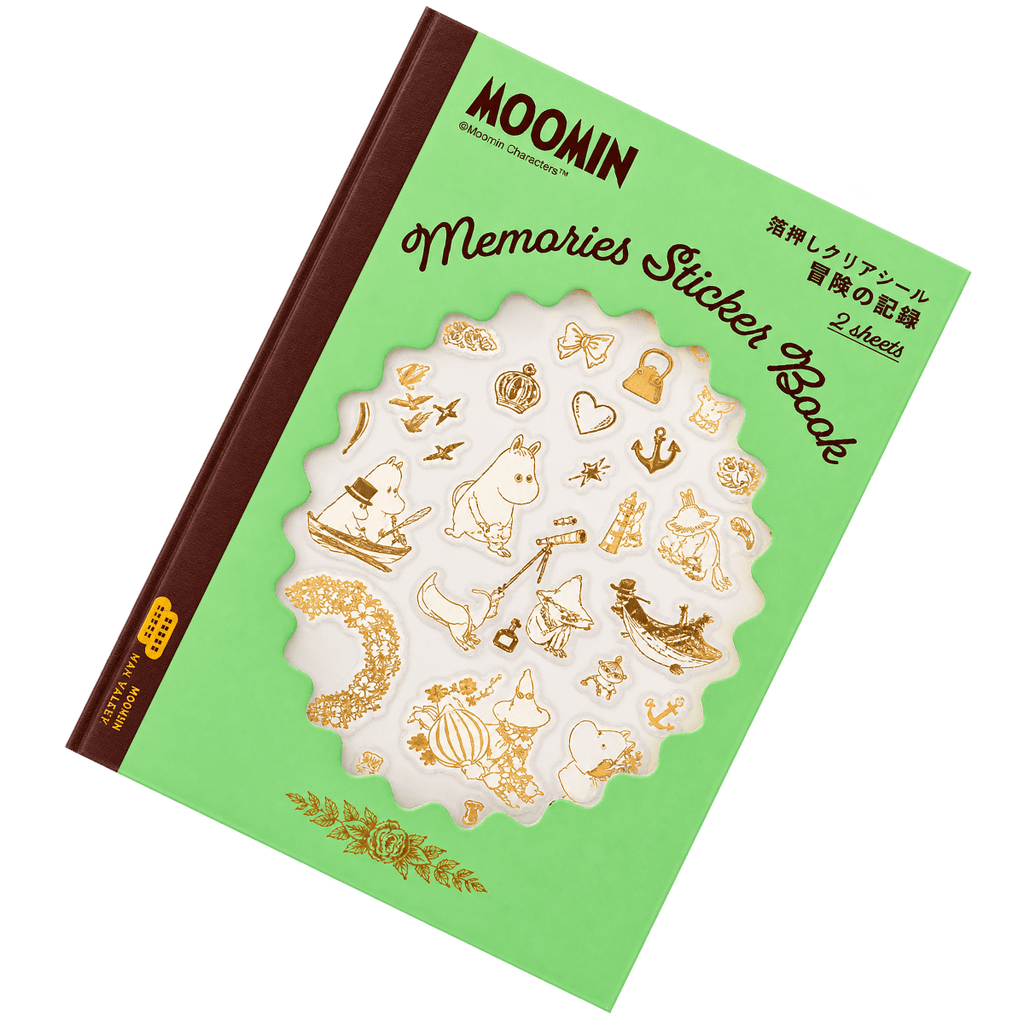Hobonichi Foil-Stamped Clear Stickers - Moomin (Adventure Log) - Pen Boutique Ltd