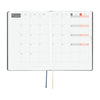 Hobonichi 2027 Light Hard Cover English Book - Slash (Navy) & HON Stamped - A5 (January Start) - Pen Boutique Ltd