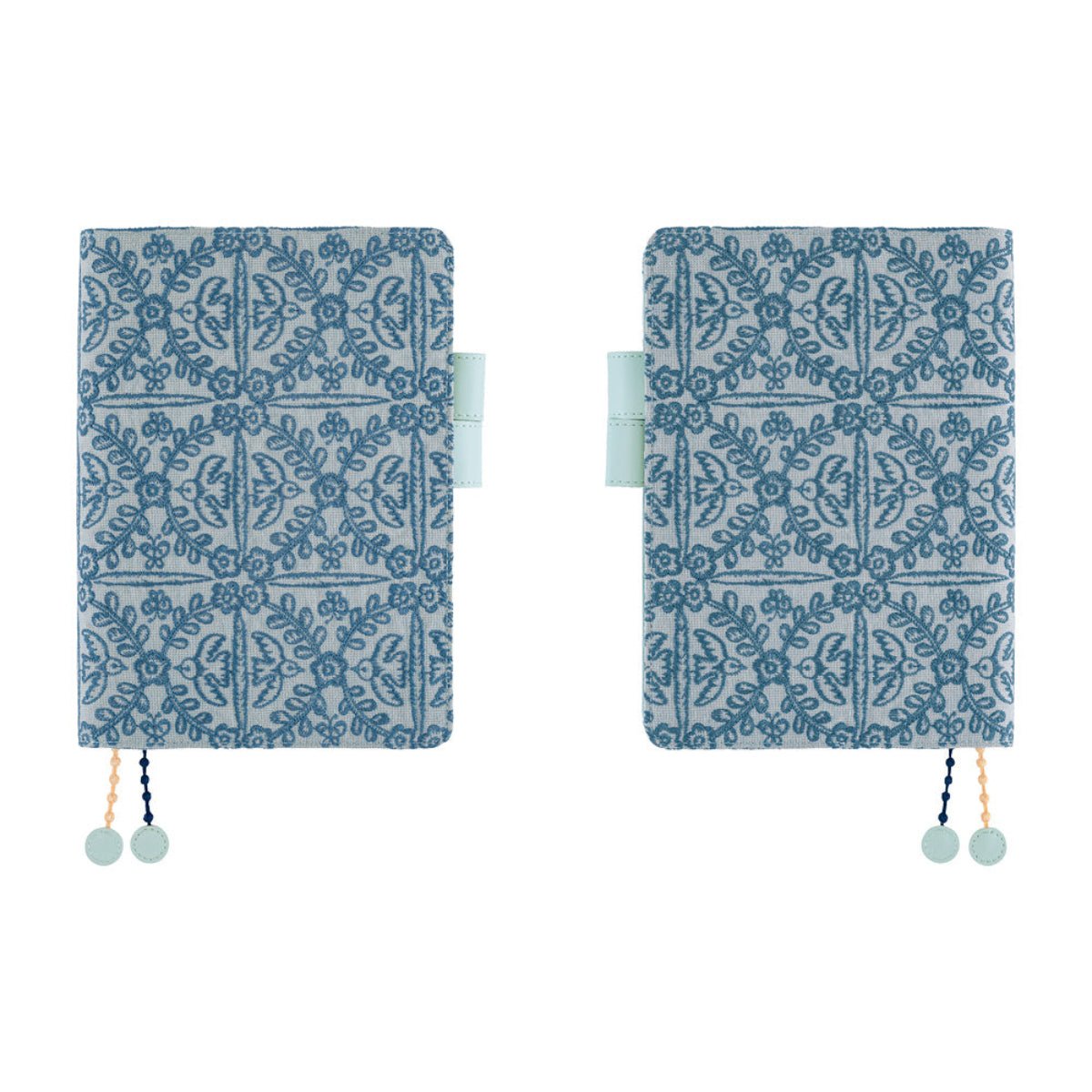 Hobonichi Japanese Cover - Minä Perhonen: Felice (Blue) - A5 - Pen Boutique Ltd