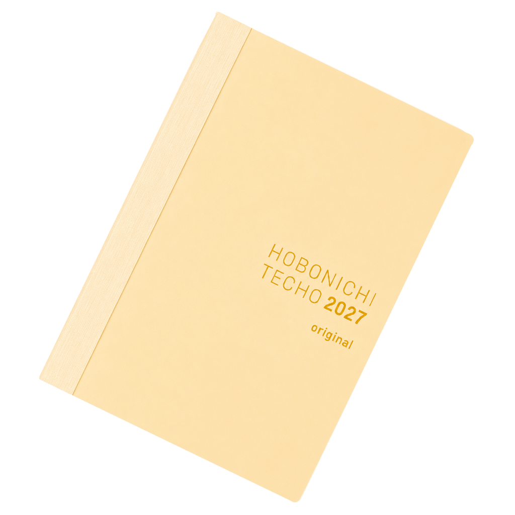 Hobonichi Techo 2027 English Original Refill Book - A6 (Daily - January Start - Monday Start) - Pen Boutique Ltd