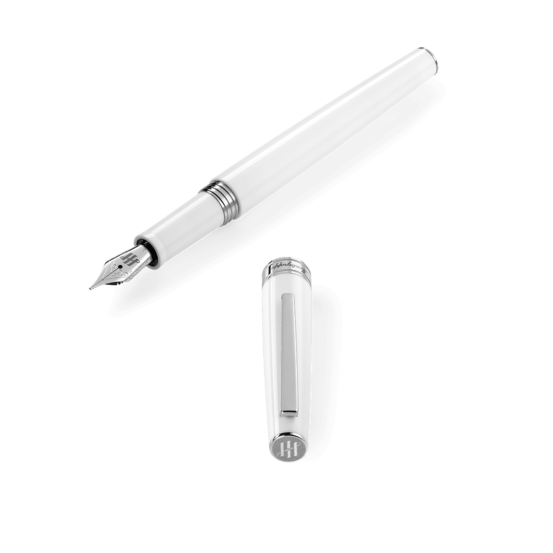 Montegrappa Armonia Fountain Pen - Frost White - Pen Boutique Ltd