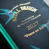Hobonichi Light Hardcover English Book - Natal Design: Lucky Swallow - Tall & Slim (Weeks - Jan Start) - Pen Boutique Ltd
