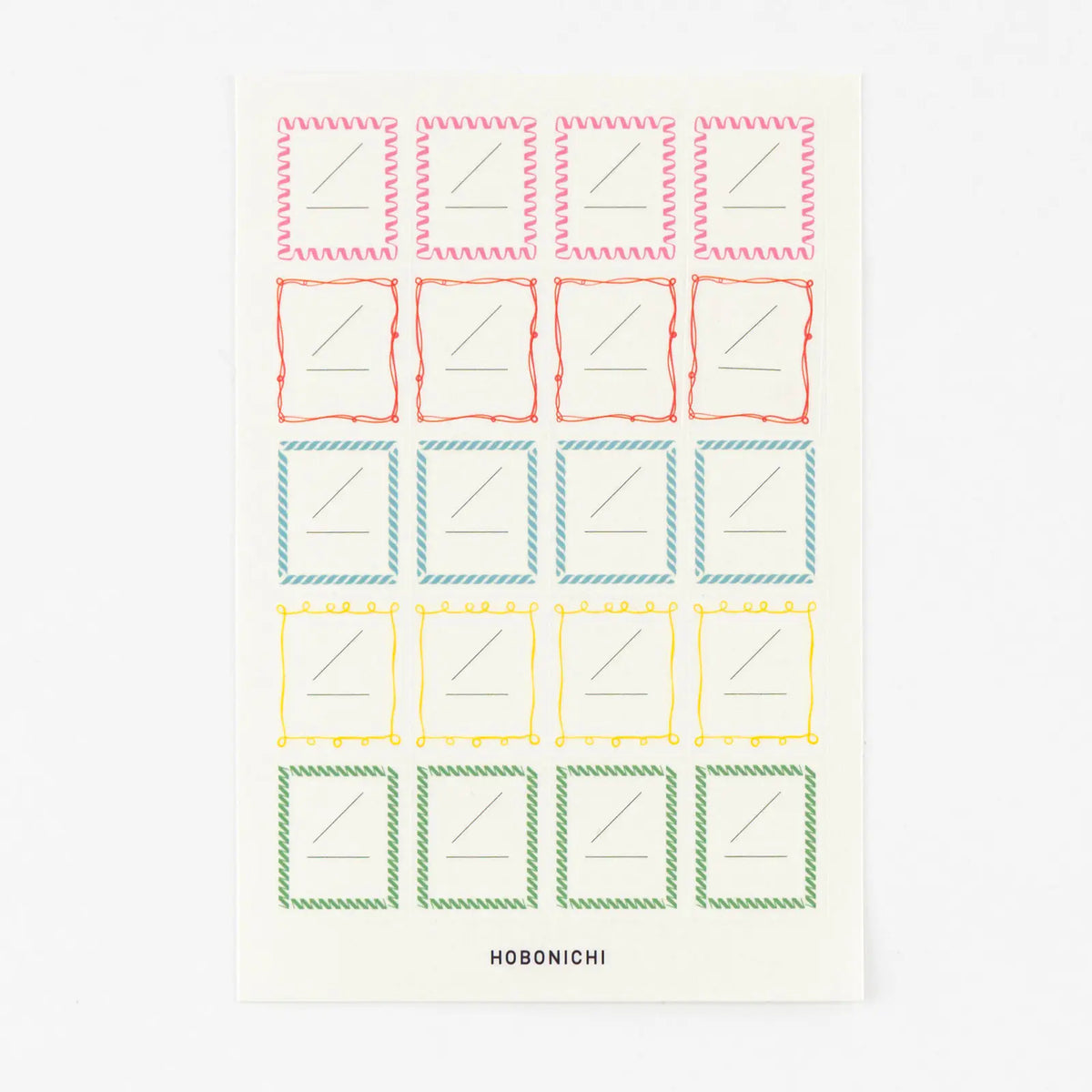 Hobonichi Frame Stickers for Dates - Pen Boutique Ltd