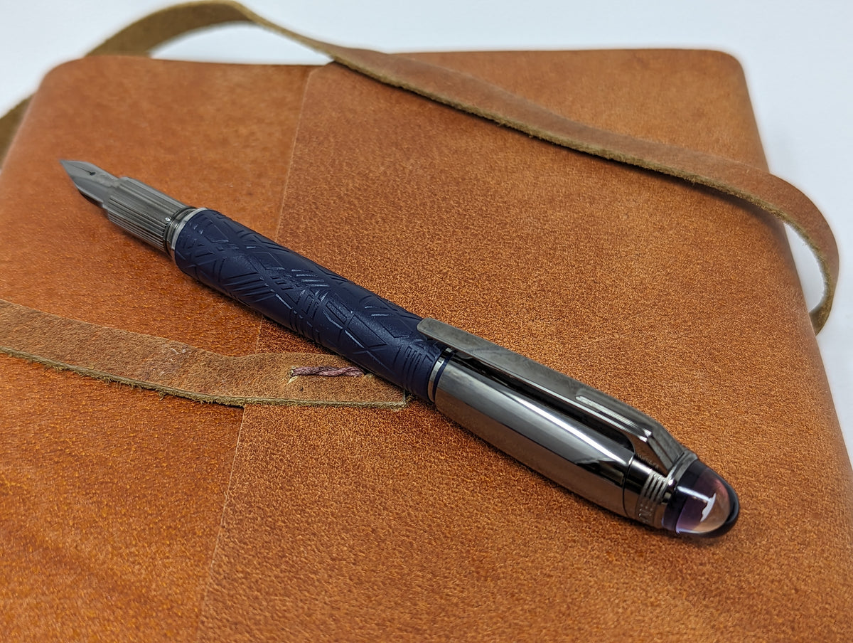 Montblanc Starwalker Fountain Pen - Space Blue Doue - Pen Boutique Ltd