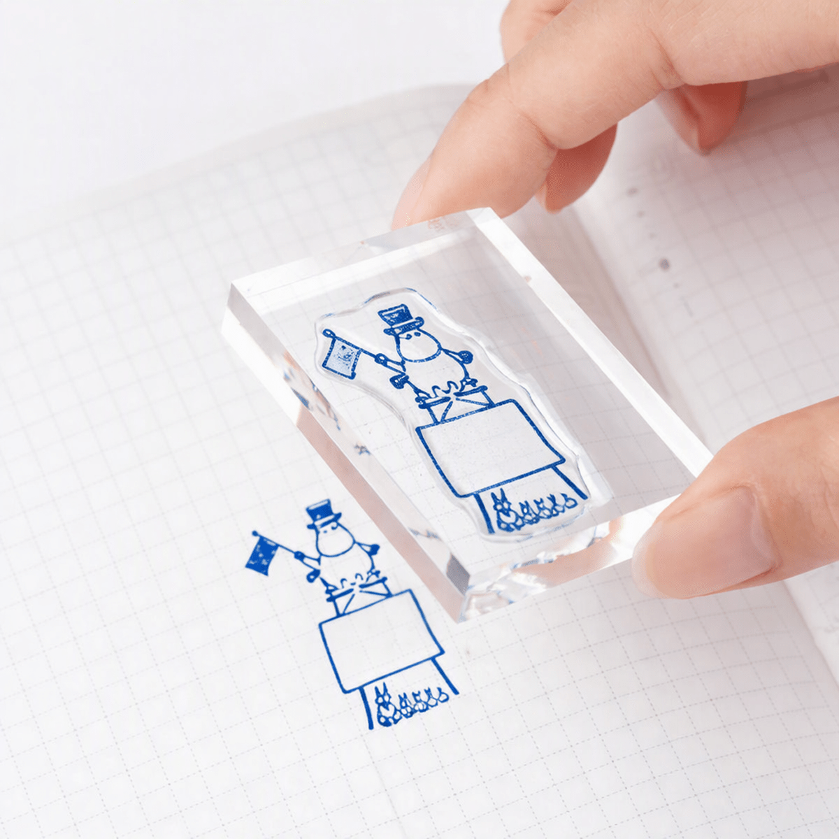 Hobonichi Clear Stamp - Moomin (Frame) - Pen Boutique Ltd
