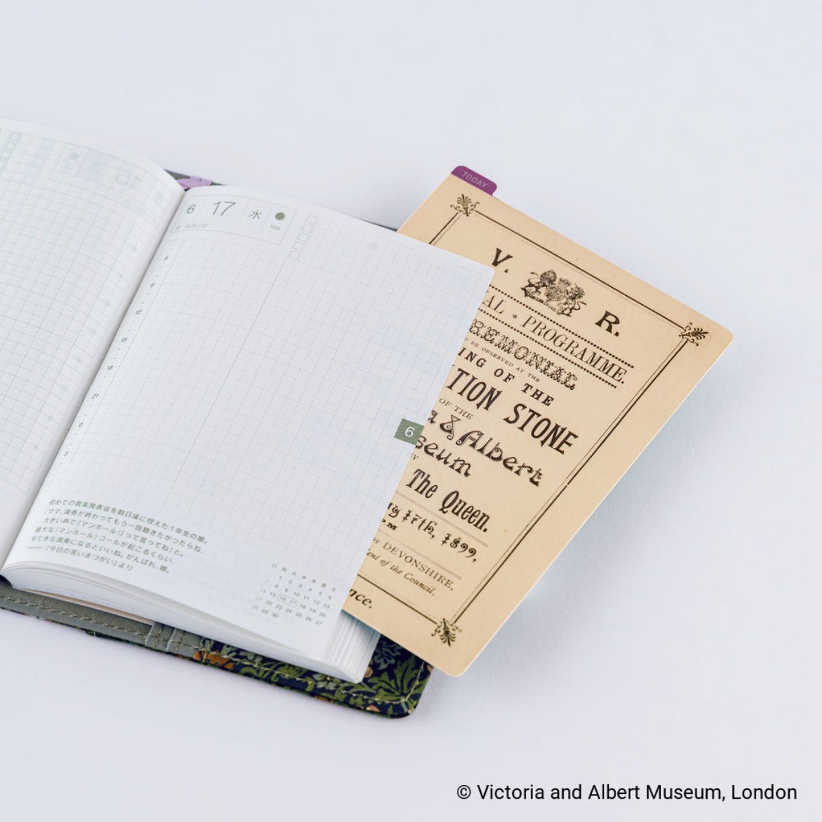 Hobonichi Pencil Board - V&A Series: Foundation Stone Programme - A6 - Pen Boutique Ltd