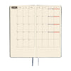 Hobonichi 2027 Light Hardcover English Book - Leather: Noble Silver - Tall & Slim (Weeks - January Start) - Pen Boutique Ltd