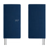 Hobonichi 2027 Mega Light Hard Cover English Book - Colors: Midnight Blue - Tall & Slim (Weeks - January Start) - Pen Boutique Ltd