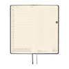 Hobonichi 2027 Light Hardcover English Book - Paper Series: Black Argyle - Tall & Slim (Weeks - January Start) - Pen Boutique Ltd