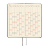 Hobonichi 2027 Light Hardcover English Book - Smooth: Cafe au Lait - Tall & Slim (Weeks - January Start) - Pen Boutique Ltd