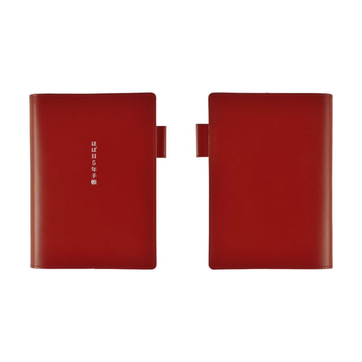Hobonichi 5-Year Techo Leather Cover - Red - A6 - Pen Boutique Ltd
