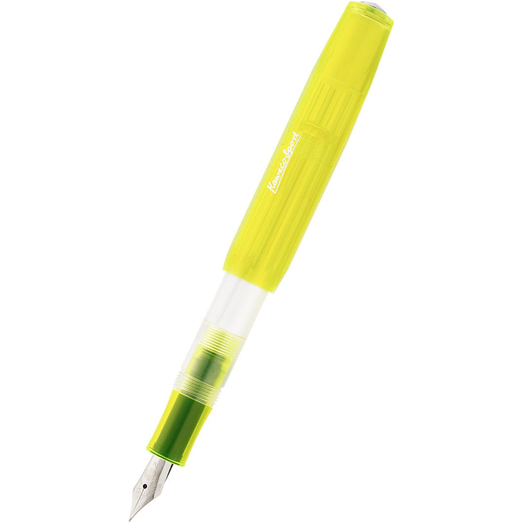 Kaweco Ice Sport Fountain Pen - Transparent Yellow - Pen Boutique Ltd