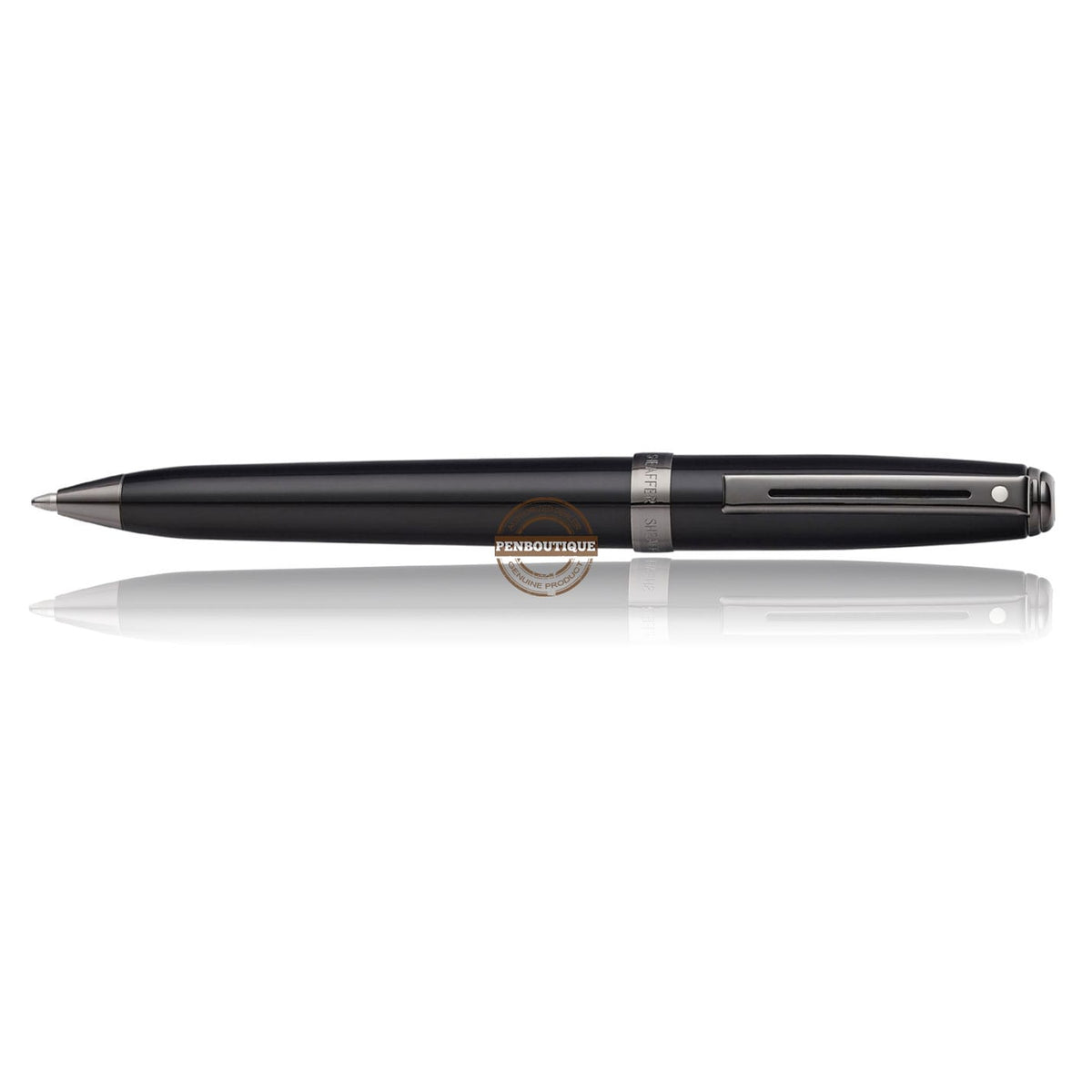 Sheaffer Prelude Gloss Black with Gunmetal Trim Ballpoint Pen - Pen Boutique Ltd