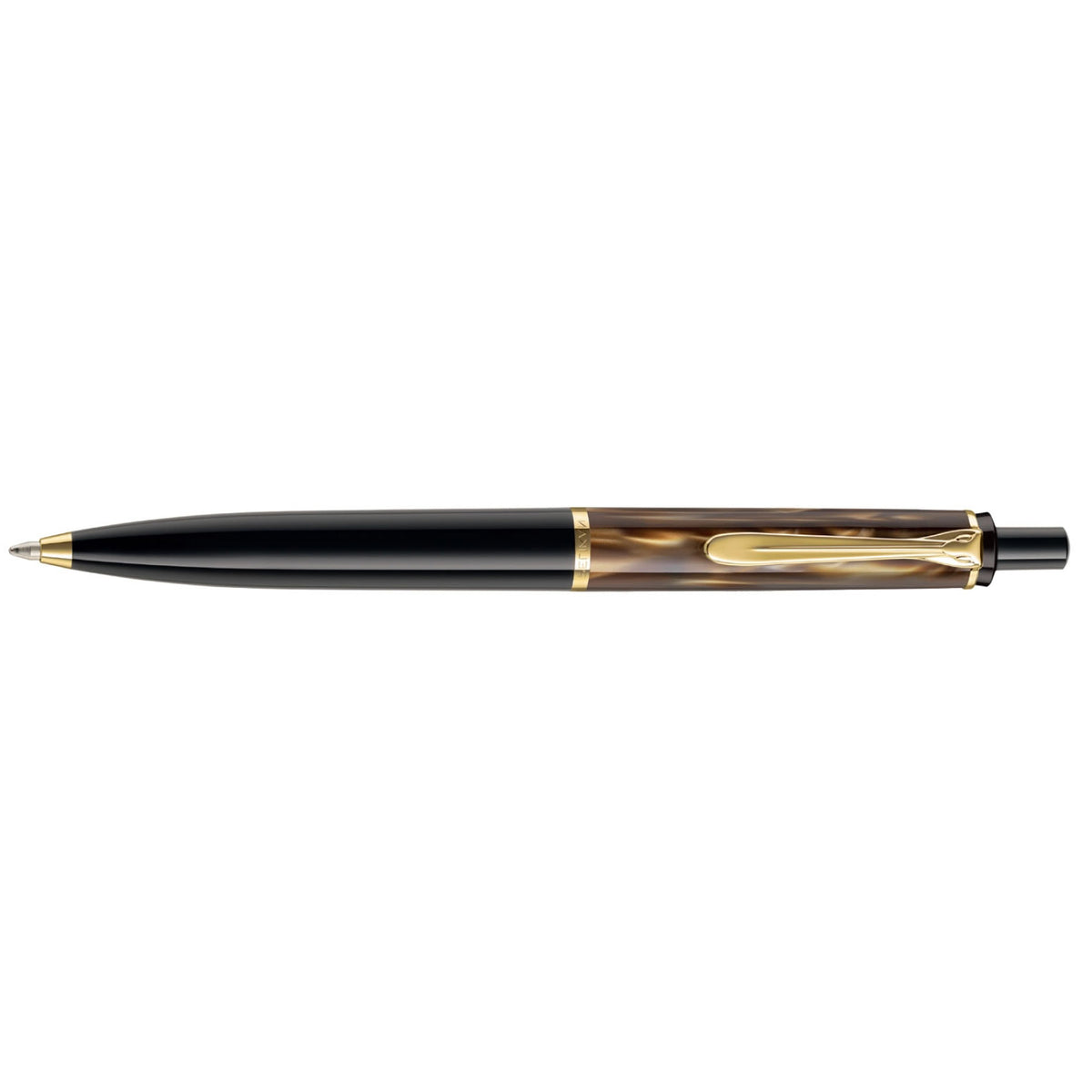 Pelikan Tradition Ballpoint Pen - K200 Brown Marbled - Pen Boutique Ltd