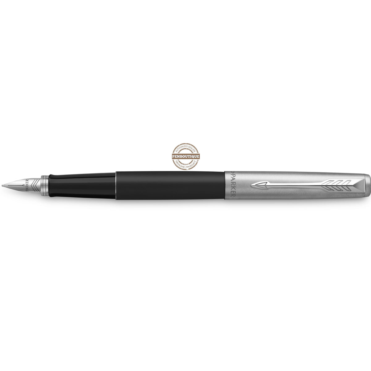 Parker Jotter Fountain Pen - Bond Street Black - Chrome Trim - Pen Boutique Ltd