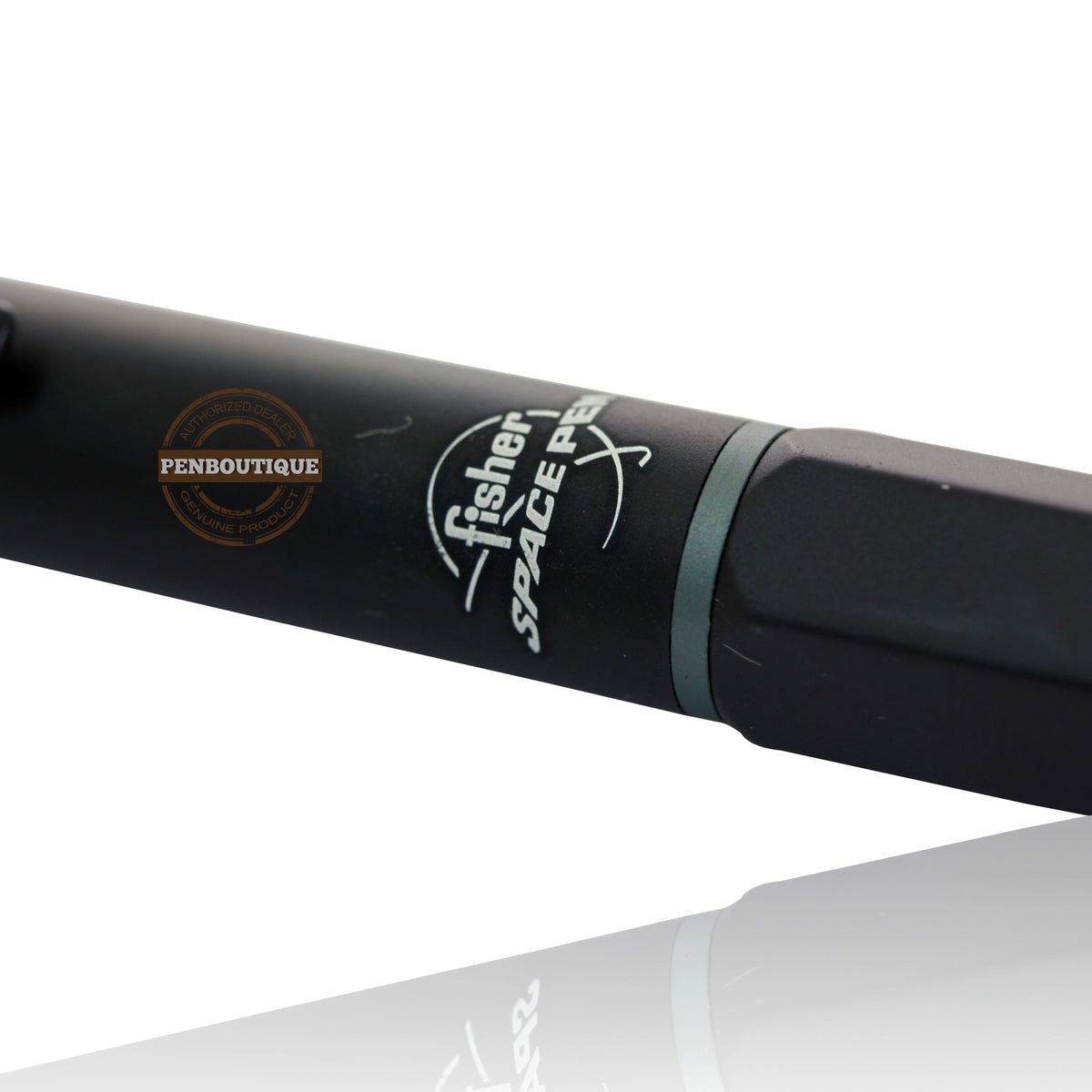 Fisher Space Black Anodized Aluminum Clutch Space Pen - Pen Boutique Ltd