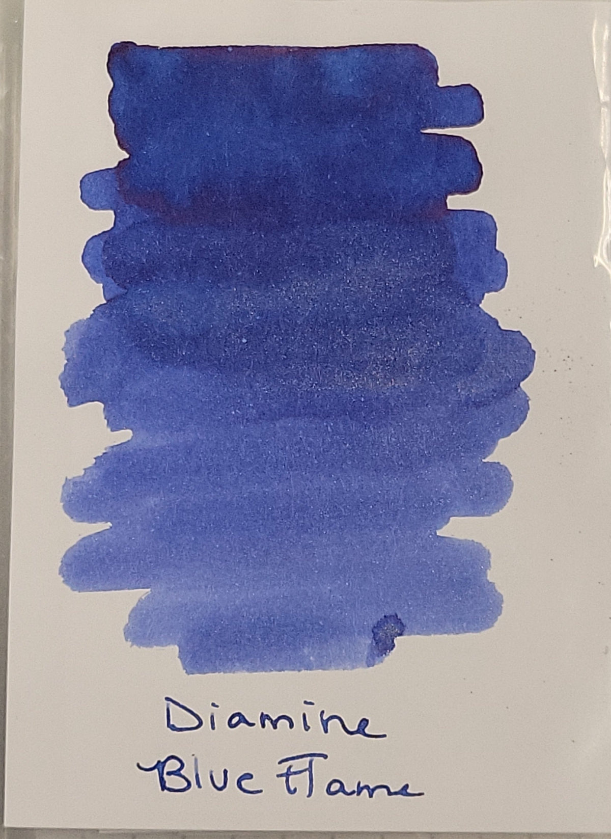 Diamine Shimmer Ink 50 ml Blue Flame - Gold shimmer - Pen Boutique Ltd