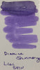 Diamine Shimmer Ink 50 ml Lilac Satin - Silver shimmer - Pen Boutique Ltd