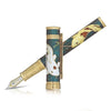 David Oscarson Koi Hard Enamel Translucent Teal Fountain Pen - Pen Boutique Ltd
