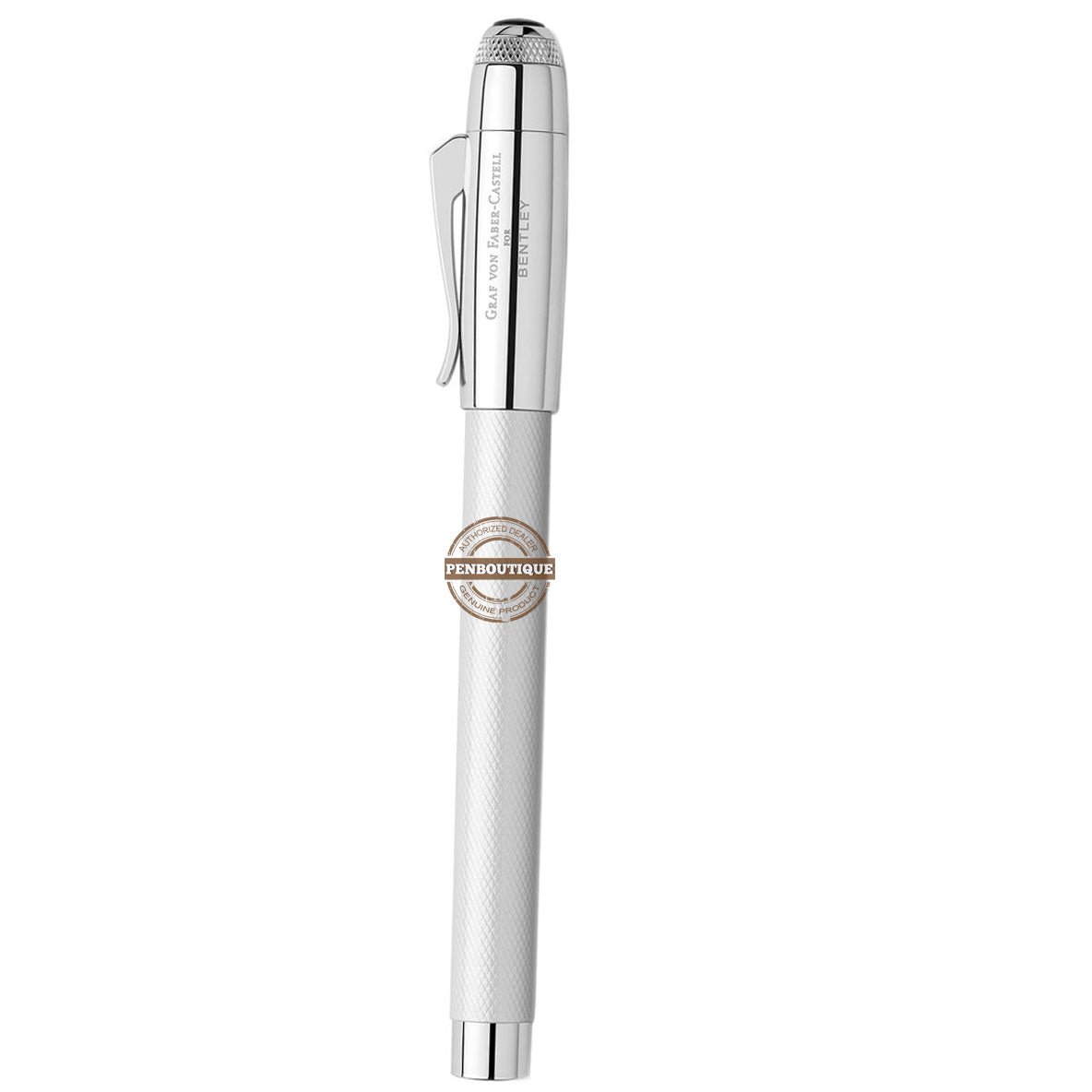 Graf von Faber-Castell Bentley Rollerball Pen - White Satin - Pen Boutique Ltd