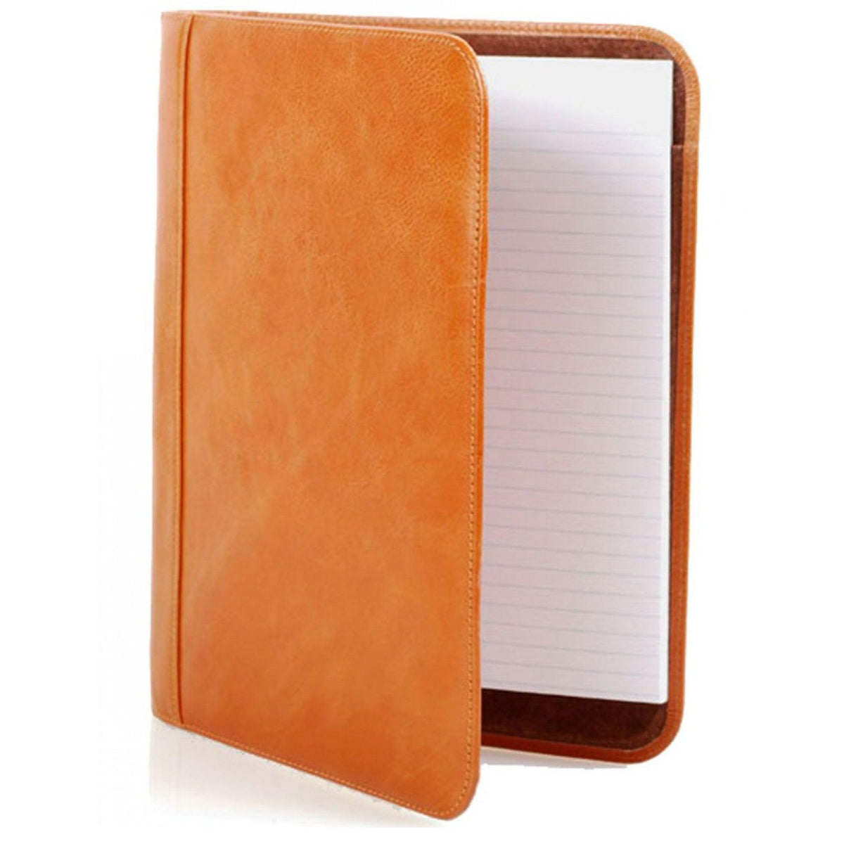 Aston Leather Writing Pad Tan Portfolio - Pen Boutique Ltd