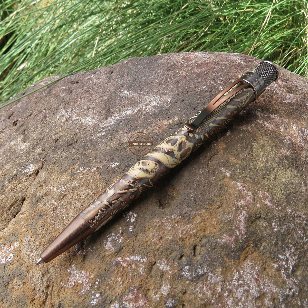 Retro51 Tornado Rollerball Pen - Smithsonian Dino Fossil - Pen Boutique Ltd