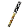 David Oscarson Alfred Bernhard Nobel Rollerball Pen - Black Silver w/ Yellow Barrel - Pen Boutique Ltd