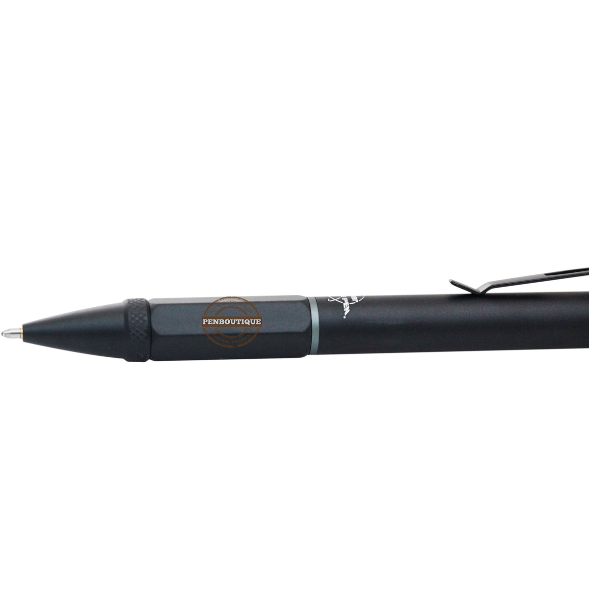 Fisher Space Black Anodized Aluminum Clutch Space Pen - Pen Boutique Ltd
