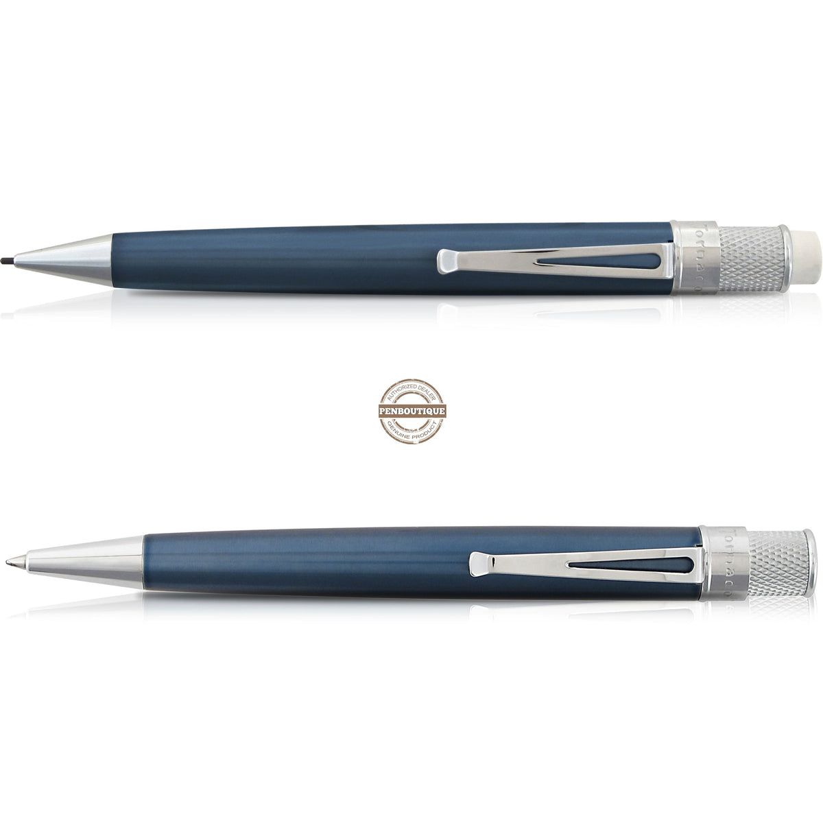 Retro 51 Tornado Classic Lacquer Ice Blue Set - Pen Boutique Ltd