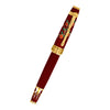 David Oscarson Tree of Life Rollerball Pen - Red with Orange and Green - Pen Boutique Ltd