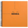 Rhodia Wirebound Orange Reverse Book 8 1/4 x 8 1/4 - Pen Boutique Ltd