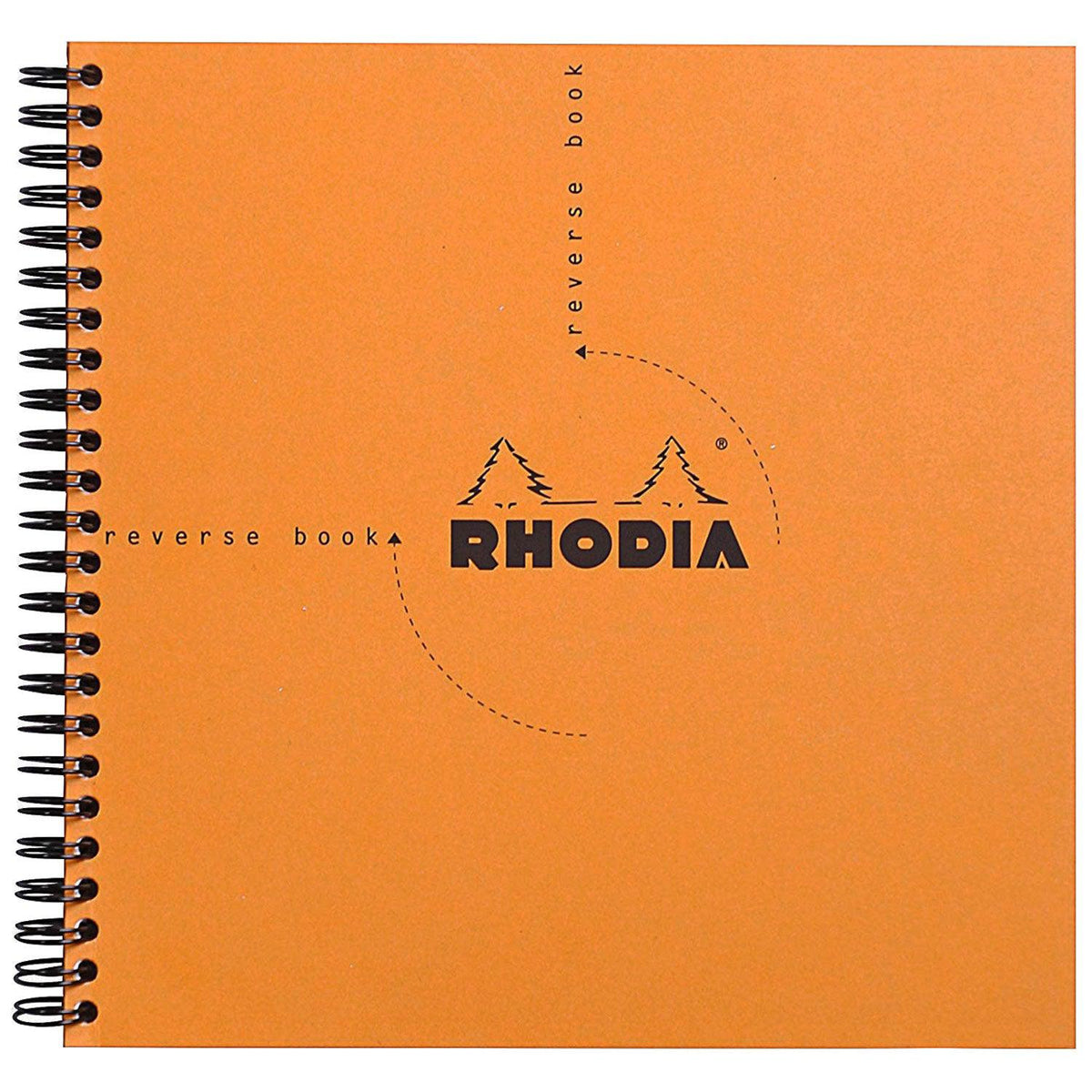 Rhodia Wirebound Orange Reverse Book 8 1/4 x 8 1/4 - Pen Boutique Ltd